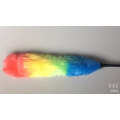 Plumero mágico plástico de los PP del aire de la microfibra plástica larga colorida del arco iris del hogar